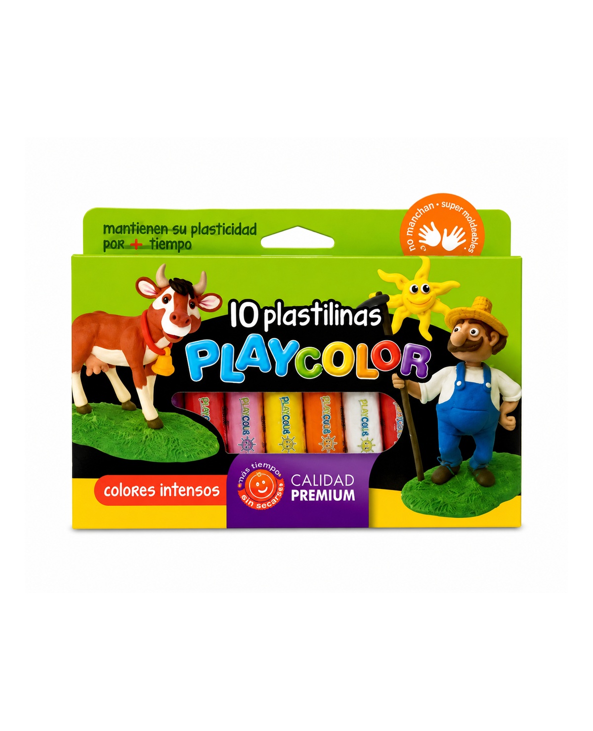 Plastilina Playcolor Colores Surtidos x 10 Un